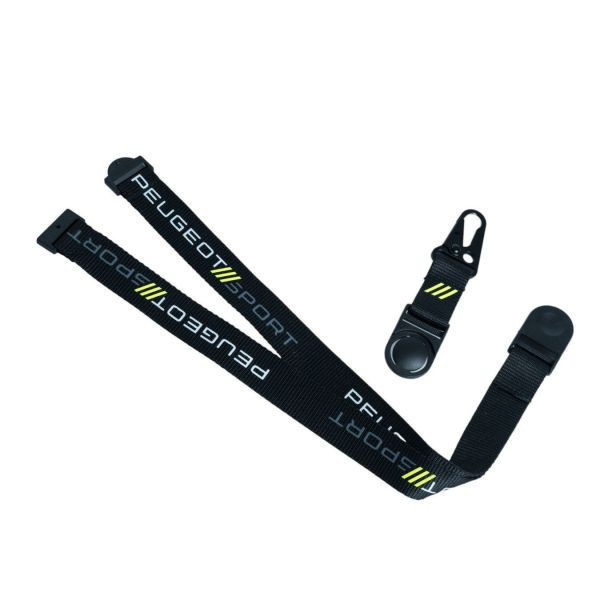 PEUGEOT SPORT 9X8 黑色快拆識別證帶 II PEUGEOT, 寶獅