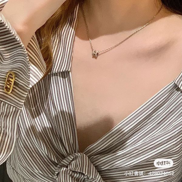 HERMES POP H MINI 奶茶銀 項鏈 buywithada,france,全球代購,歐洲,exquisite,quality goods,posh,fancy,luxurious