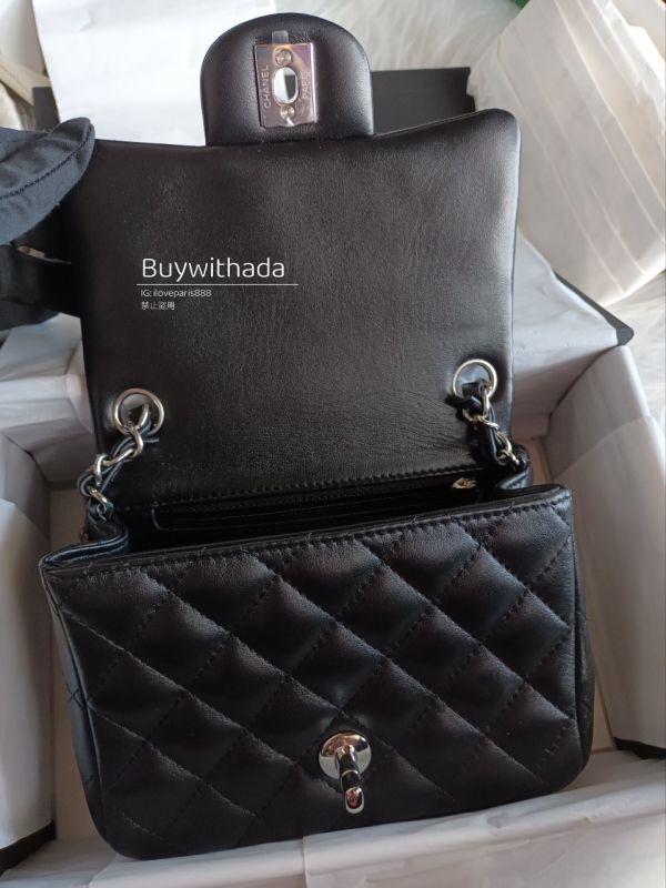 人氣款 CHANEL 黑銀方胖 全新全配 buywithada,france,全球代購,歐洲,exquisite,quality goods,posh,fancy,luxurious