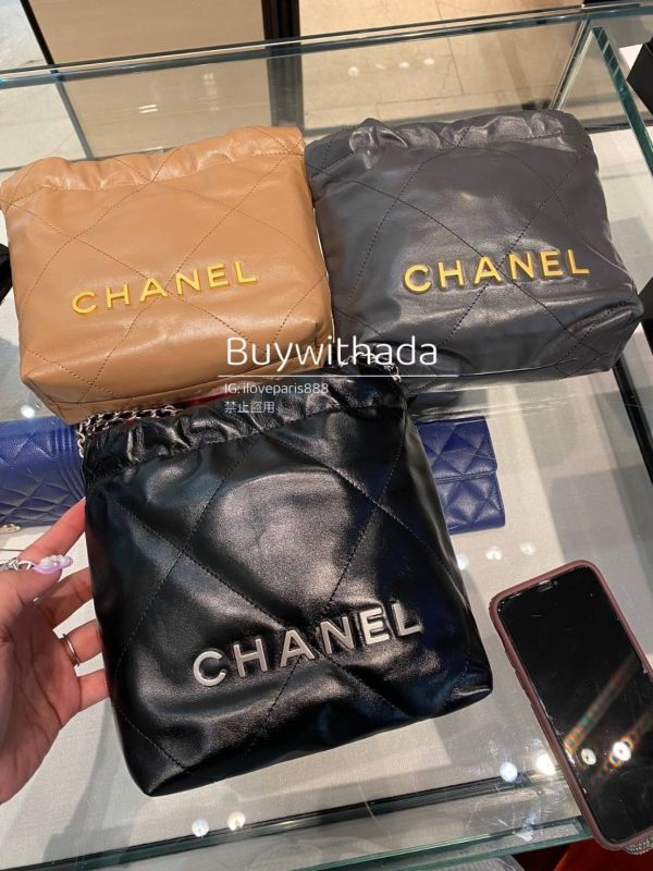 台灣現貨 CHANEL 22 BAG 黑銀 MINI 全新全配 buywithada,france,全球代購,歐洲,exquisite,quality goods,posh,fancy,luxurious