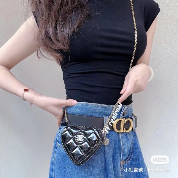 CHANEL 漆皮愛心零錢包 buywithada,france,全球代購,歐洲,exquisite,quality goods,posh,fancy,luxurious