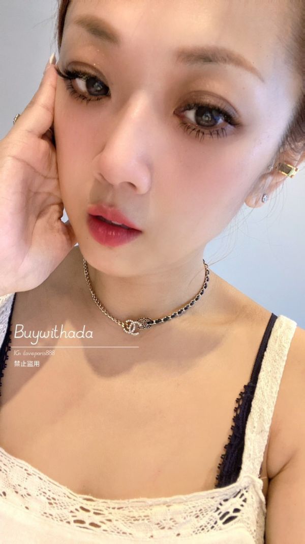 CHANEL 23 半皮穿金屬鏈頸鏈 CHOCKER buywithada,france,全球代購,歐洲,exquisite,quality goods,posh,fancy,luxurious