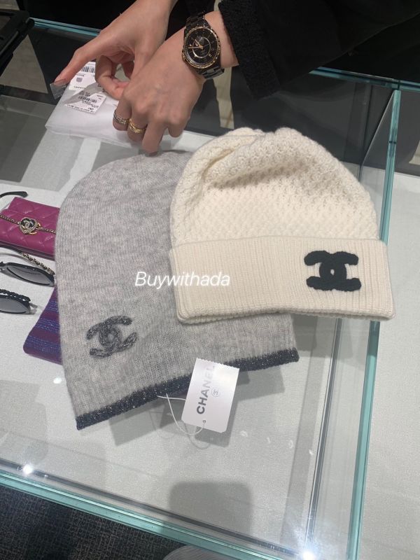 CHANEL 23B 新款灰色經典毛帽 CC LOGO buywithada,france,全球代購,歐洲,exquisite,quality goods,posh,fancy,luxurious