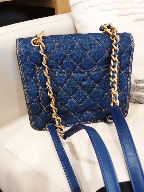 CHANEL 正本購證 手提/雙背 2用 丹寧 BACKPACK 現貨 buywithada,france,全球代購,歐洲,exquisite,quality goods,posh,fancy,luxurious
