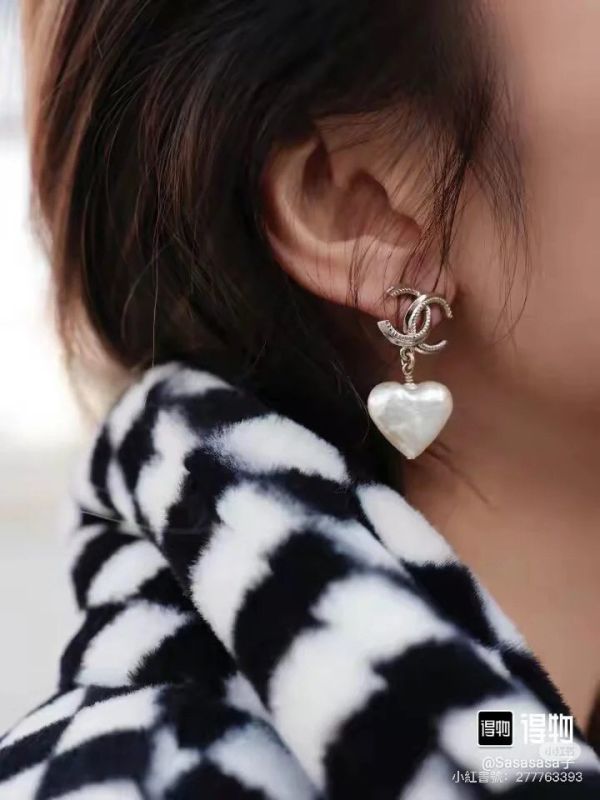 CHANEL 愛心貝殼造型耳針 buywithada,france,全球代購,歐洲,exquisite,quality goods,posh,fancy,luxurious