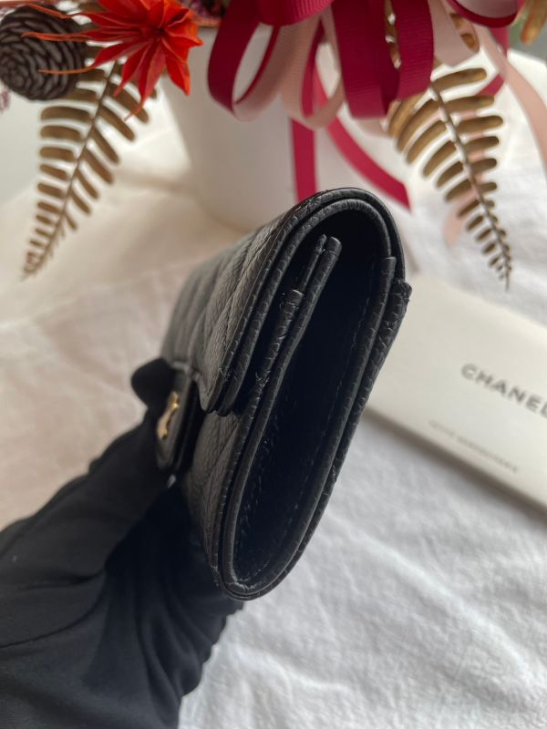 CHANEL O COIN PURSE CF 黑荔枝金釦 單層零錢卡包 buywithada,france,全球代購,歐洲,exquisite,quality goods,posh,fancy,luxurious