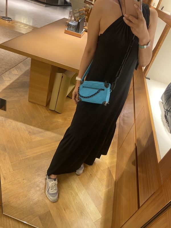 LV 新款 Mini Soft Trunk 綠松石色 buywithada,france,全球代購,歐洲,exquisite,quality goods,posh,fancy,luxurious
