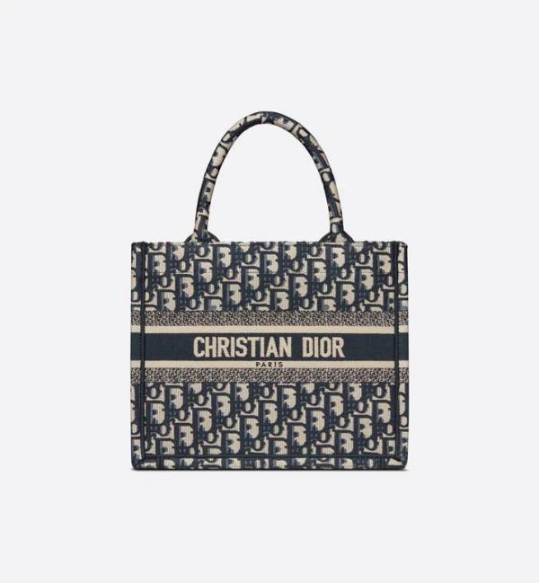 DIOR 小碼 DIOR BOOK TOTE 藍色 Dior Oblique 刺繡 buywithada,france,全球代購,歐洲,exquisite,quality goods,posh,fancy,luxurious
