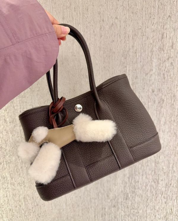 Hermès mini garden party neo 23 烏木色全皮 銀釦 buywithada,france,全球代購,歐洲,exquisite,quality goods,posh,fancy,luxurious