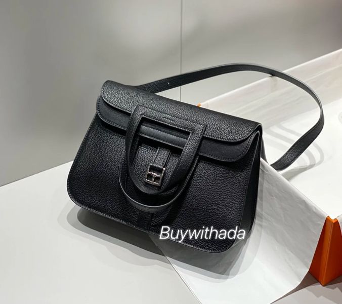 HERMES HALZAN 25 黑銀 buywithada,france,全球代購,歐洲,exquisite,quality goods,posh,fancy,luxurious