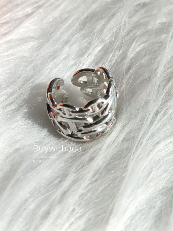 HERMES 925 純銀三層豬鼻戒 buywithada,france,全球代購,歐洲,exquisite,quality goods,posh,fancy,luxurious