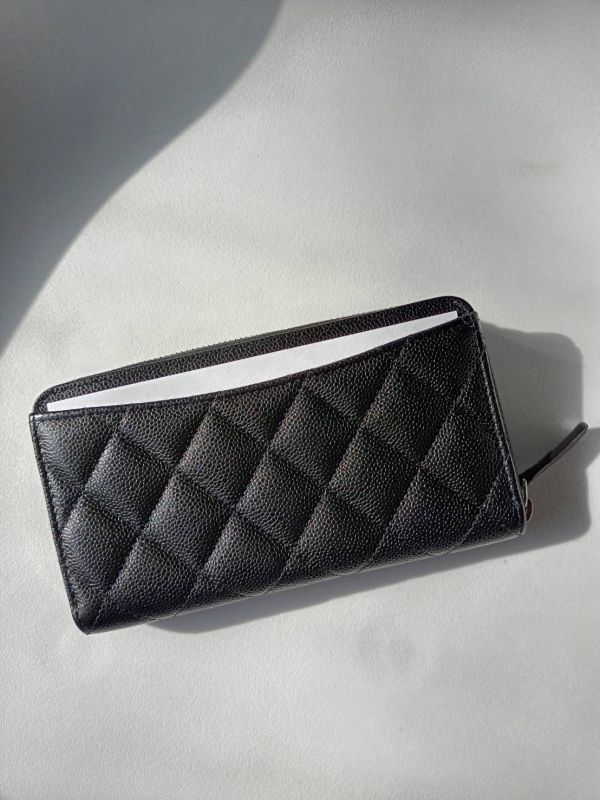 CHANEL CF 拉鏈中夾 黑荔枝銀釦 buywithada,france,全球代購,歐洲,exquisite,quality goods,posh,fancy,luxurious