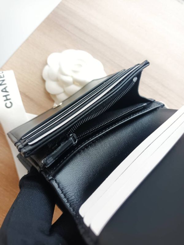 CHANEL so black  對折短夾 buywithada,france,全球代購,歐洲,exquisite,quality goods,posh,fancy,luxurious