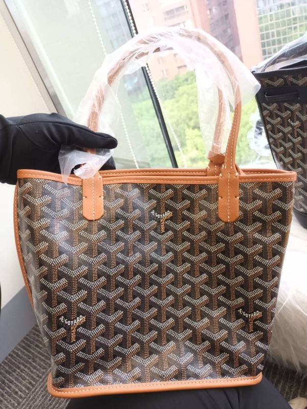 GOYARD 雙面純皮MINI TOTE 黑棕色 buywithada,france,全球代購,歐洲,exquisite,quality goods,posh,fancy,luxurious