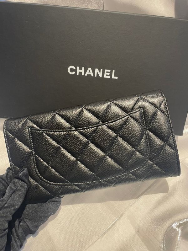 CHANEL CF 黑荔枝翻蓋銀釦長夾 台灣現貨 buywithada,france,全球代購,歐洲,exquisite,quality goods,posh,fancy,luxurious