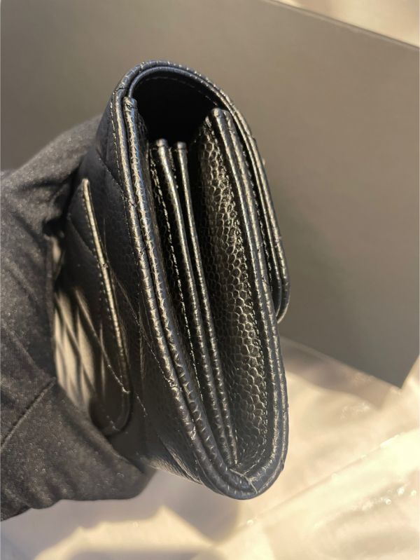 CHANEL CF 黑荔枝翻蓋銀釦長夾 台灣現貨 buywithada,france,全球代購,歐洲,exquisite,quality goods,posh,fancy,luxurious