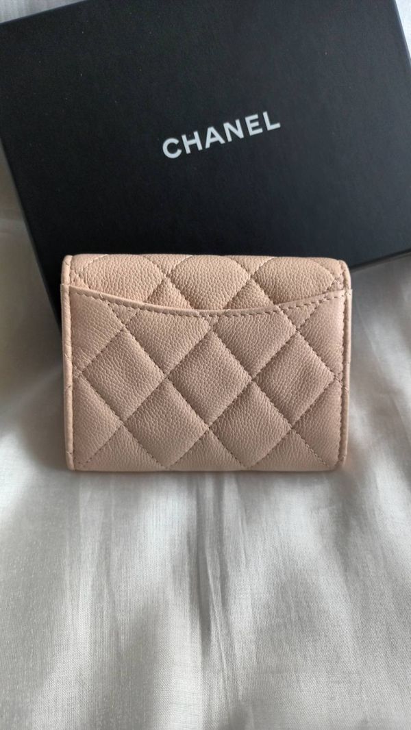 CHANEL 雙層卡包 裸膚色 buywithada,france,全球代購,歐洲,exquisite,quality goods,posh,fancy,luxurious