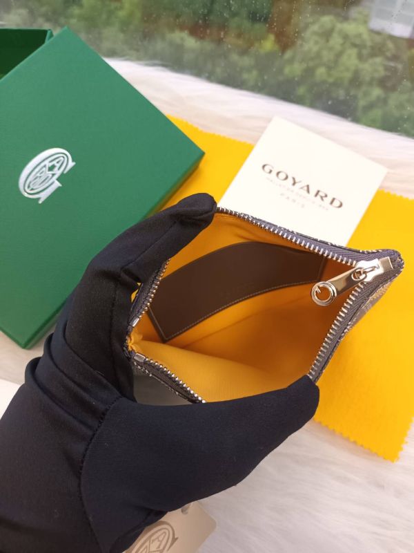 GOYARD 灰色一字拉鍊小包 buywithada,france,全球代購,歐洲,exquisite,quality goods,posh,fancy,luxurious