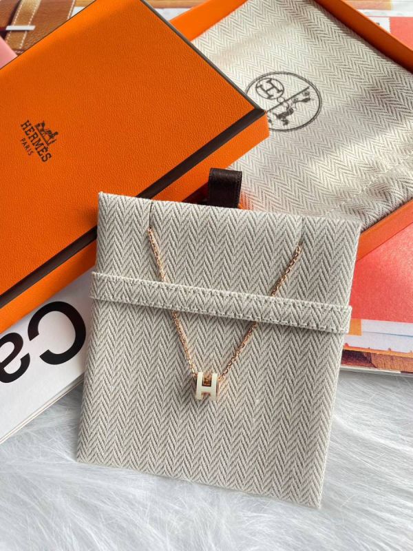 HERMES POP H MINI 白色玫瑰金 項鍊 buywithada,france,全球代購,歐洲,exquisite,quality goods,posh,fancy,luxurious