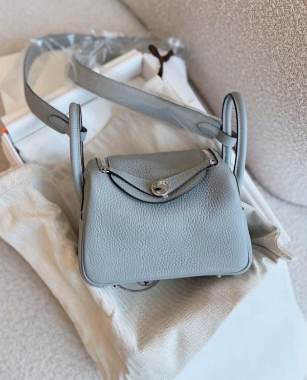 Hermès mini Lindy木偶灰銀 灰藍調絕美 現貨 buywithada,france,全球代購,歐洲採購,exquisite,quality goods,fancy,luxurious