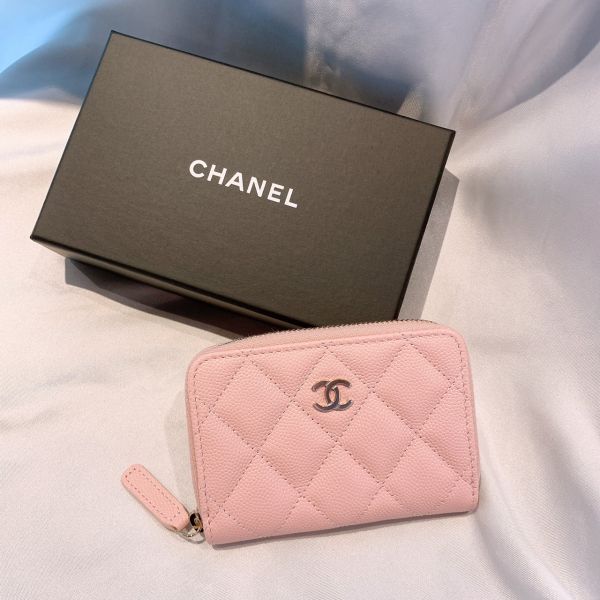 CHANELㄇ字拉鍊零錢卡包 buywithada,代購,精品