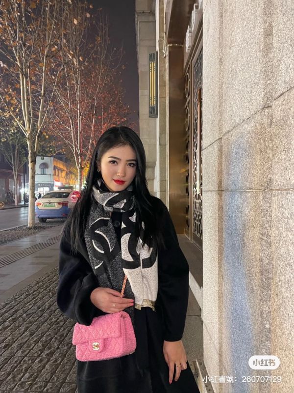 CHANEL 23B 最新款 CF20 粉紫色毛尼 香檳金釦 buywithada,france,全球代購,歐洲,exquisite,quality goods,posh,fancy,luxurious