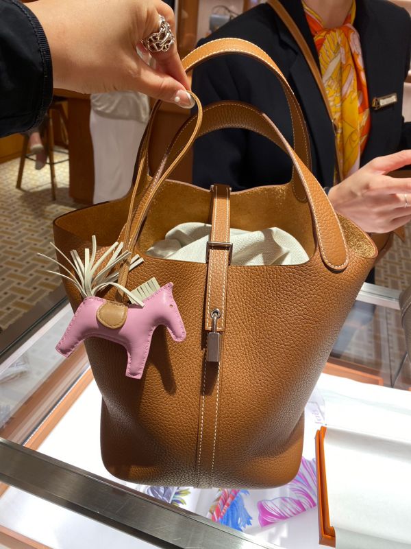 HERMES PICOTIN 22 金棕銀釦 buywithada,france,全球代購,歐洲,exquisite,quality goods,posh,fancy,luxurious
