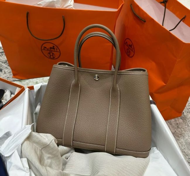 Hermès garden party 30  全皮革 大象灰 buywithada,france,全球代購,歐洲,exquisite,quality goods,posh,fancy,luxurious