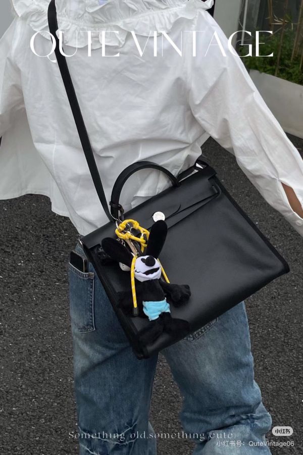 Hermes herbag 31 防水黑銀釦 buywithada,france,全球代購,歐洲,exquisite,quality goods,posh,fancy,luxurious