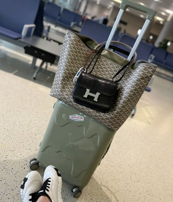 GOYARD TOTE 奶茶灰配牛油果配色 PM buywithada,france,全球代購,歐洲,exquisite,quality goods,posh,fancy,luxurious