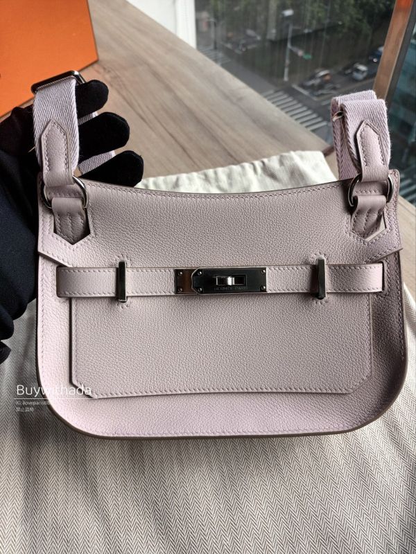 HERMES MINI JYPSIERE 迷你吉普賽 夢幻紫銀釦  現貨 