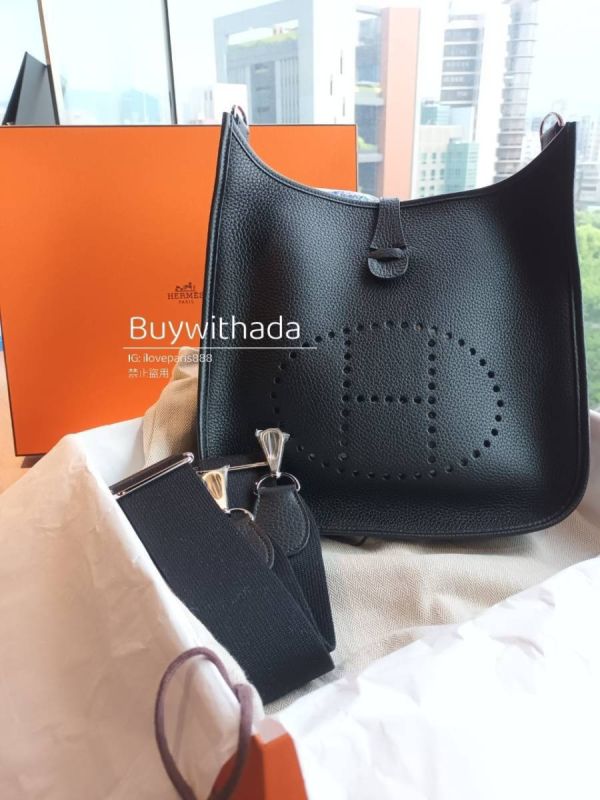 新鮮抵台 HERMES EVELYNE 29 黑色銀釦 K刻 buywithada,france,全球代購,歐洲,exquisite,quality goods,posh,fancy,luxurious