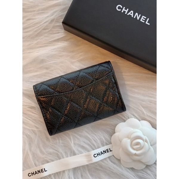 CHANEL O COIN PURSE CF 黑荔枝銀釦 單層零錢卡包 buywithada,france,全球代購,歐洲,exquisite,quality goods,posh,fancy,luxurious