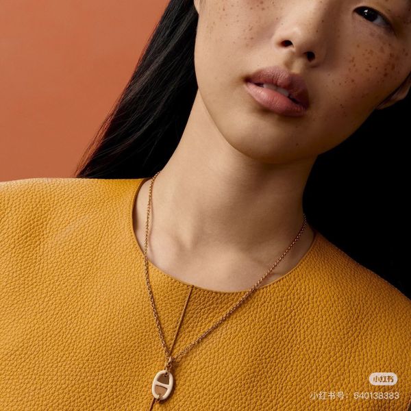 Hermès mini maillon 豬鼻鏡面項鏈 buywithada,france,全球代購,歐洲,exquisite,quality goods,posh,fancy,luxurious