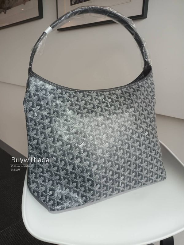 GOYARD HOBO 灰色 台灣現貨一個 buywithada,france,全球代購,歐洲,exquisite,quality goods,posh,fancy,luxurious