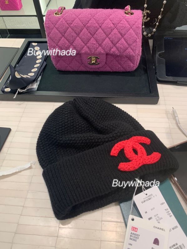 CHANEL 23B 最新款 CF20 粉紫色毛尼 香檳金釦 buywithada,france,全球代購,歐洲,exquisite,quality goods,posh,fancy,luxurious