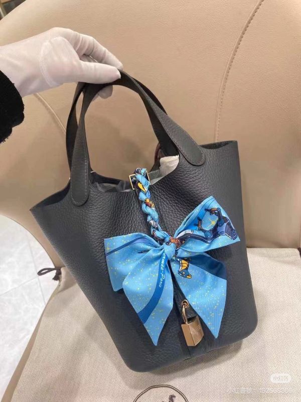 HERMES PICOTIN 18 H0霧霾灰金釦 buywithada,france,全球代購,歐洲,exquisite,quality goods,posh,fancy,luxurious