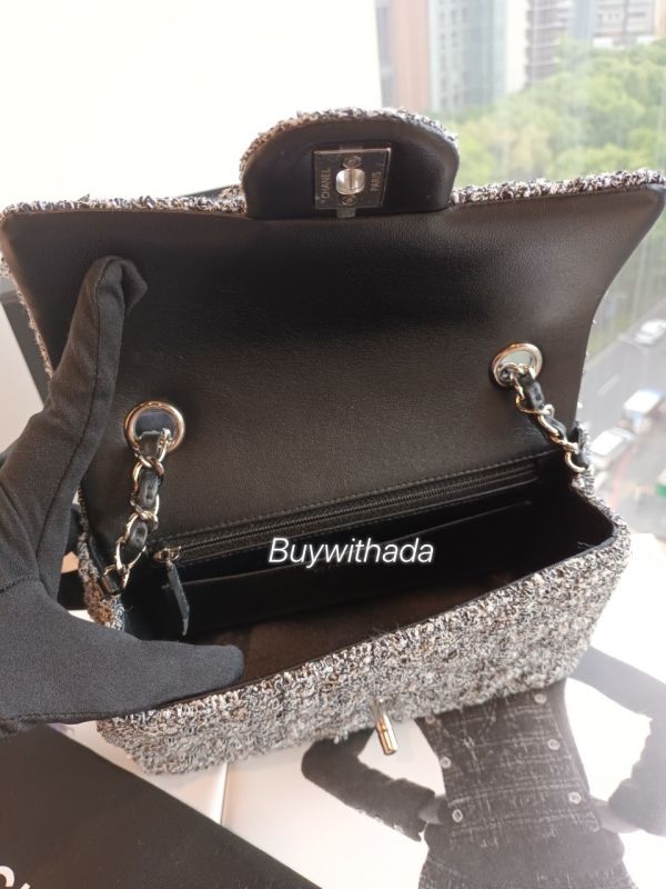 台灣現貨 CHANEL 24P TWEED MINI CF 20 黑白毛尼 春夏新款 buywithada,france,全球代購,歐洲,exquisite,quality goods,posh,fancy,luxurious