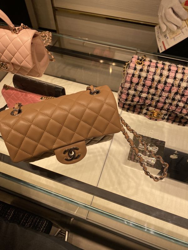 CHANEL CF20 奶茶色BEIGE 銀釦 全新現貨 buywithada,france,全球代購,歐洲,exquisite,quality goods,posh,fancy,luxurious