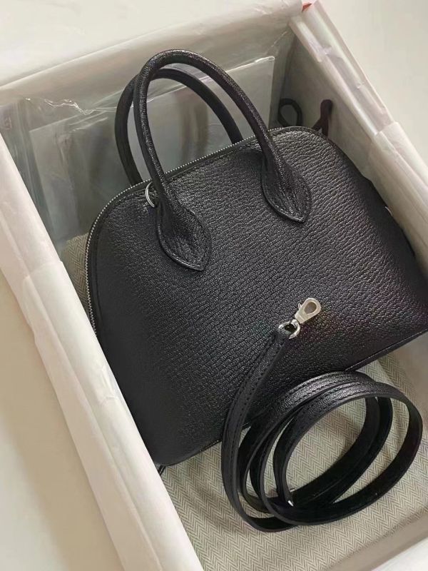 Hermes mini bolide 黑銀 山羊皮 buywithada,france,全球代購,歐洲,exquisite,quality goods,posh,fancy,luxurious