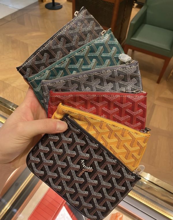 GOYARD MINI POCHETTE 一字拉鍊小包 buywithada,france,全球代購,歐洲,exquisite,quality goods,posh,fancy,luxurious