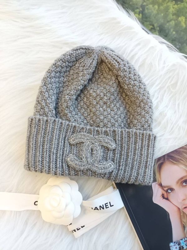 CHANEL 編織毛帽 灰色 buywithada,france,全球代購,歐洲,exquisite,quality goods,posh,fancy,luxurious