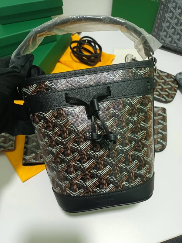 GOYARD 水桶包 MINI 黑色 buywithada,france,全球代購,歐洲,exquisite,quality goods,posh,fancy,luxurious