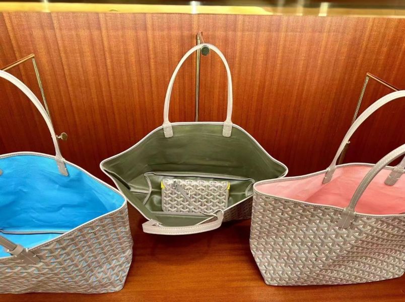 GOYARD TOTE 奶茶灰配牛油果配色 PM buywithada,france,全球代購,歐洲,exquisite,quality goods,posh,fancy,luxurious