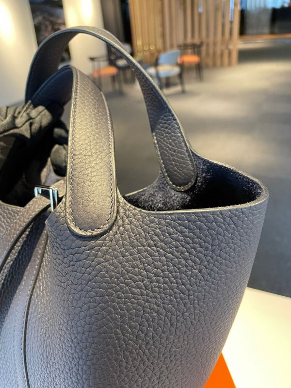 HERMES picotin18午夜藍銀釦 buywithada,代購,歐洲
