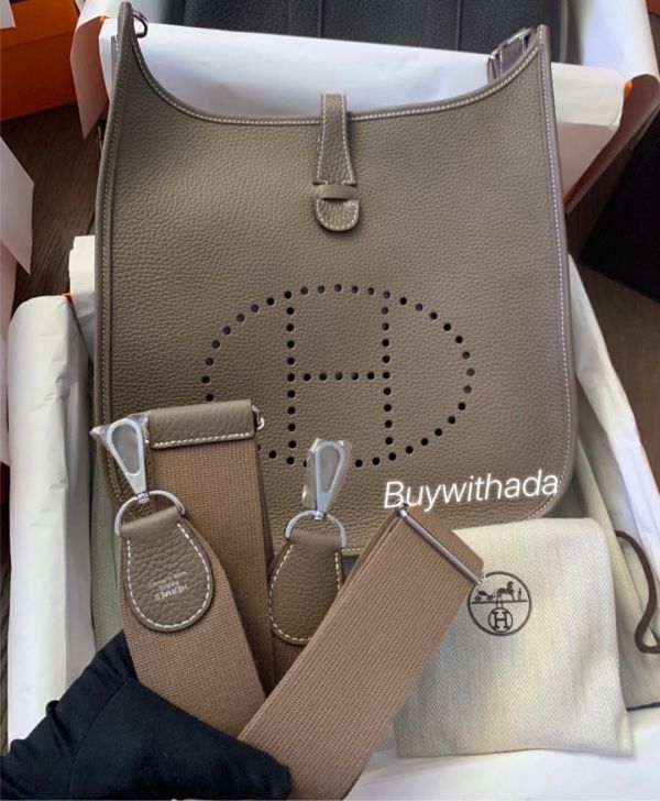 HERMES EVELYNE 29 大象灰銀釦 現貨 buywithada,france,全球代購,歐洲,exquisite,quality goods,posh,fancy,luxurious