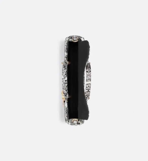 DIOR 中碼 LADY D-JOY  白色 Plan de Paris 刺繡印花小牛皮 buywithada,france,全球代購,歐洲,exquisite,quality goods,posh,fancy,luxurious