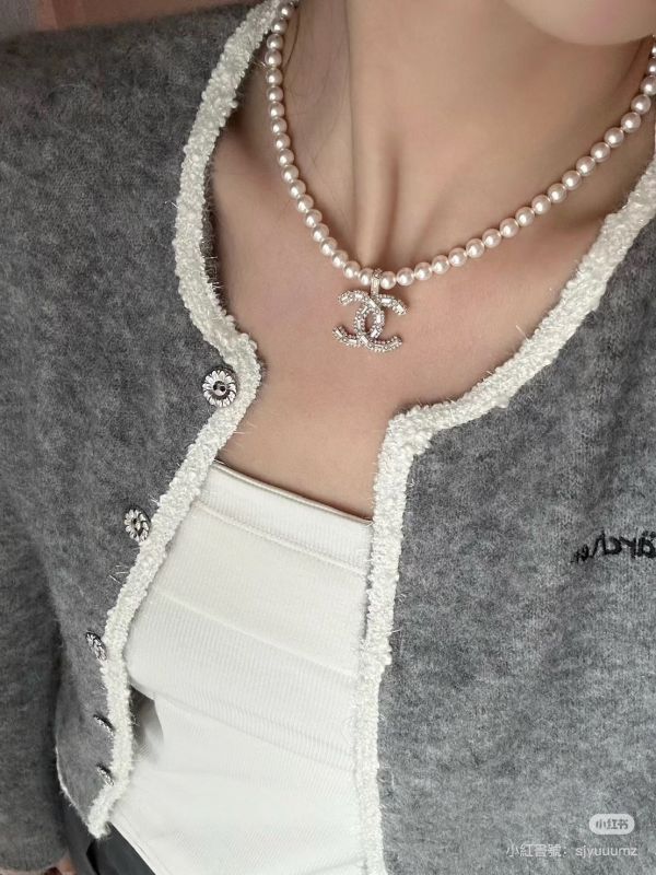 CHANEL 經典方鑽珍珠項鍊 buywithada,france,全球代購,歐洲,exquisite,quality goods,posh,fancy,luxurious