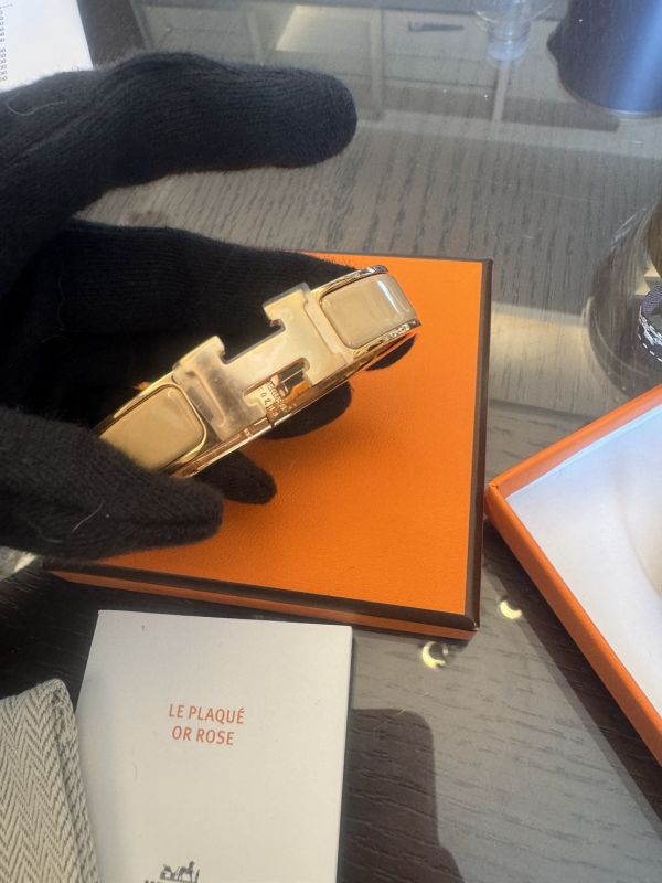 HERMES H 手環 奶茶玫瑰金 PM buywithada,france,全球代購,歐洲,exquisite,quality goods,posh,fancy,luxurious