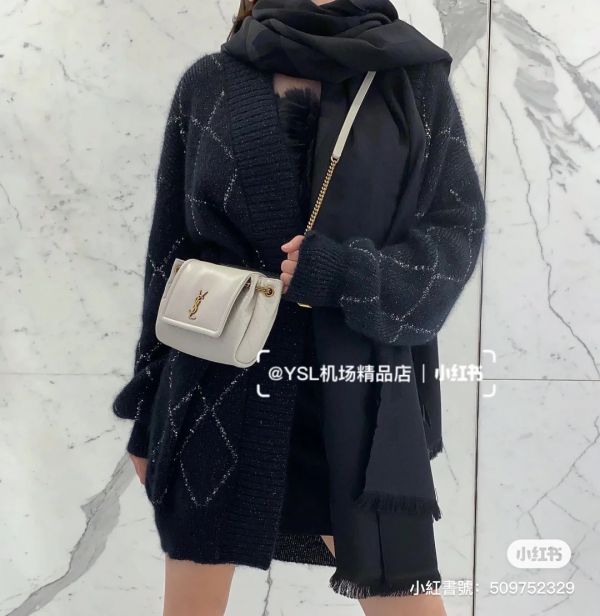 YSL NOLITA 復古白 側背包 buywithada,france,全球代購,歐洲,exquisite,quality goods,posh,fancy,luxurious